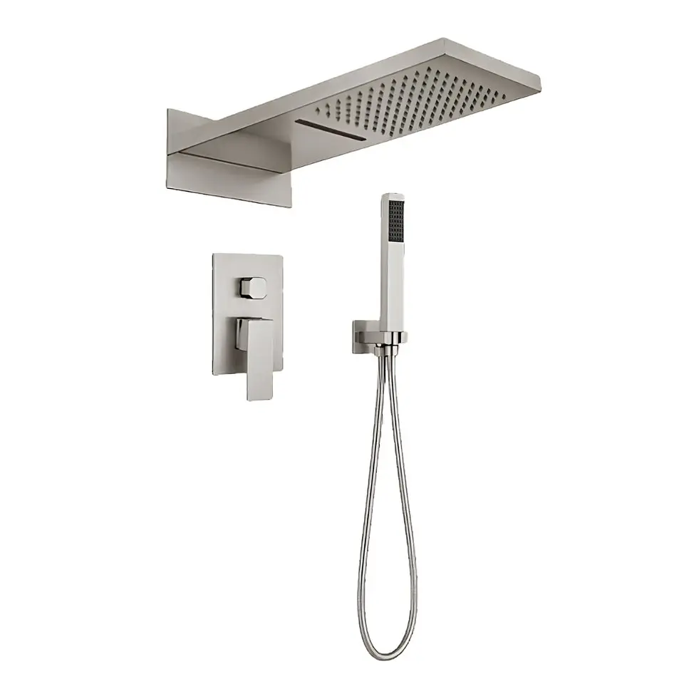 Mezcladora Empotrada para Ducha Acero Inoxidable 1
