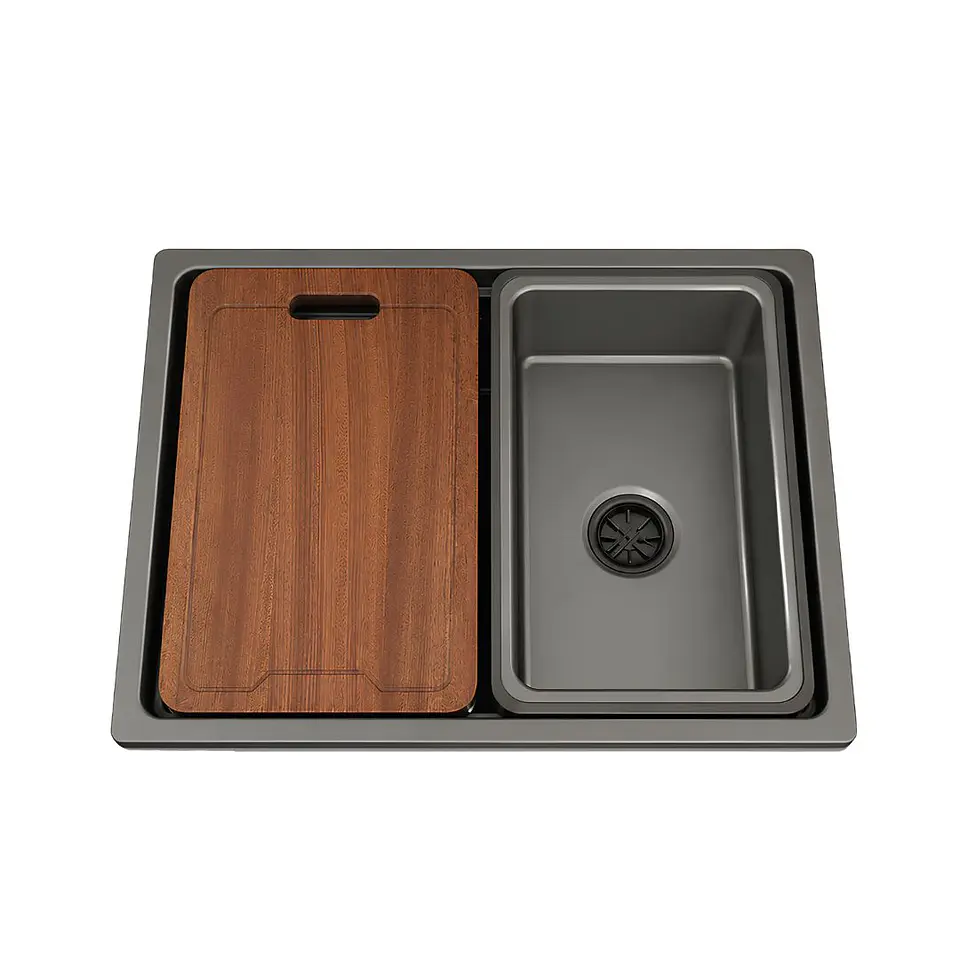 Lavadero de Cocina de Acero Inoxidable Plomo 1