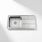 Lavadero de Cocina de Acero Inoxidable con Escurridor Lateral Geometrica - Miniatura 2