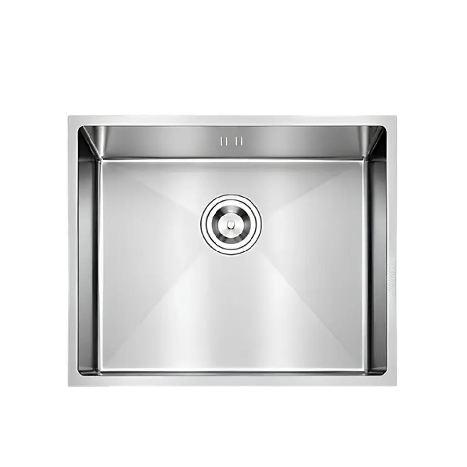 Lavadero de Cocina de Acero Inoxidable de Empotrar con Poza Profunda 1