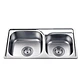 Lavadero de Cocina de Acero Inoxidable de Empotrar con Poza Profunda - Miniatura 1