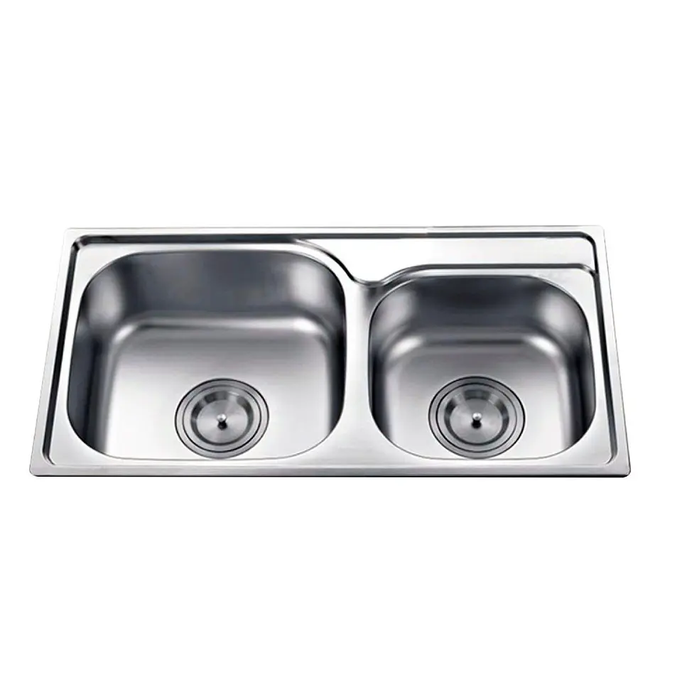Lavadero de Cocina de Acero Inoxidable de Empotrar con Poza Profunda 1