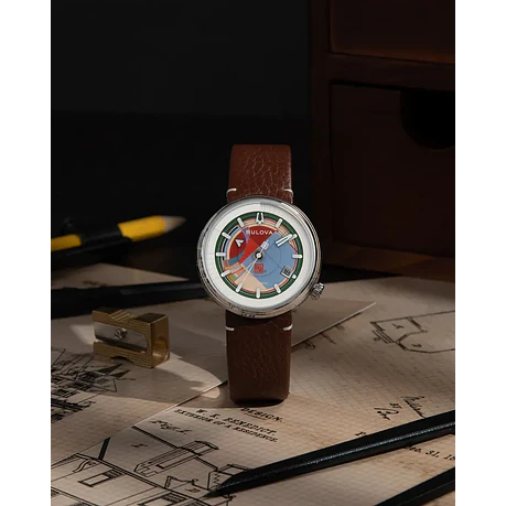 [Encargo]  Bulova Automático Frank Lloyd Wright David and Gladys Wright  2