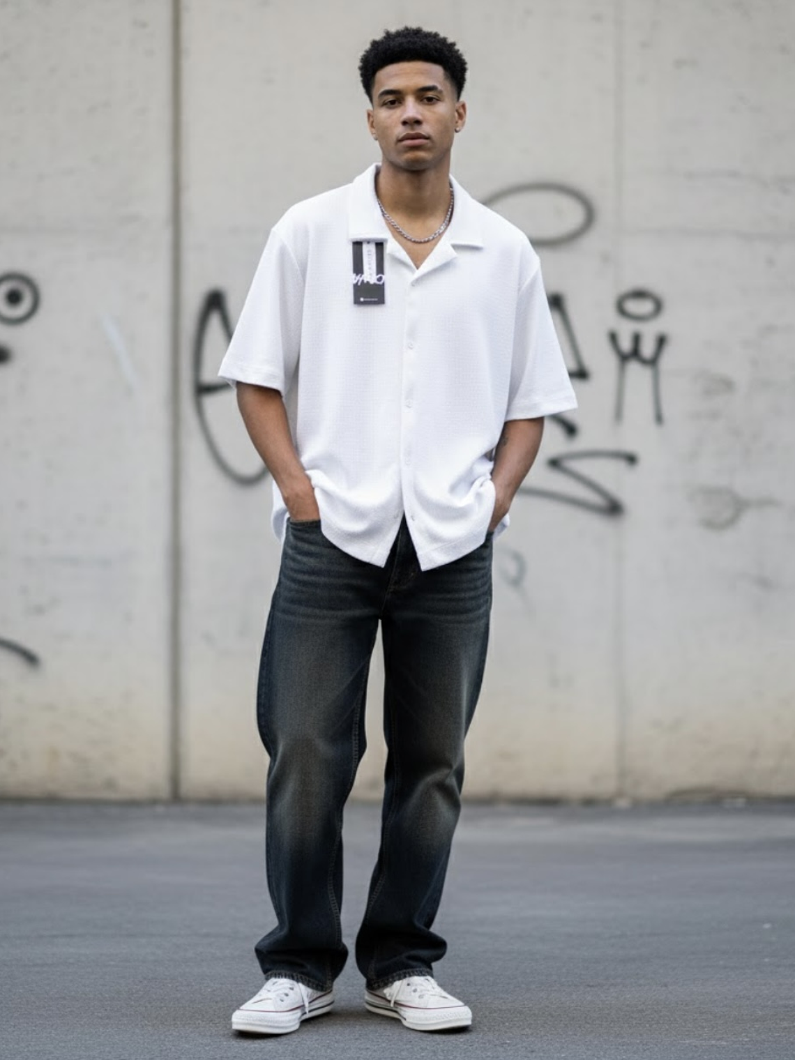 Camisa Tejida en Waffle  1