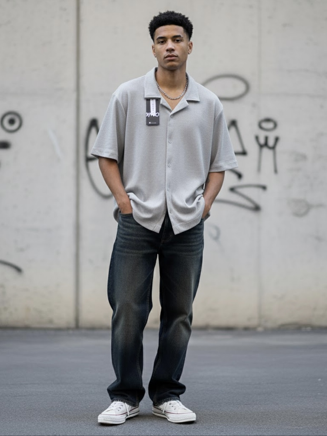 Camisa Tejida en Waffle  2