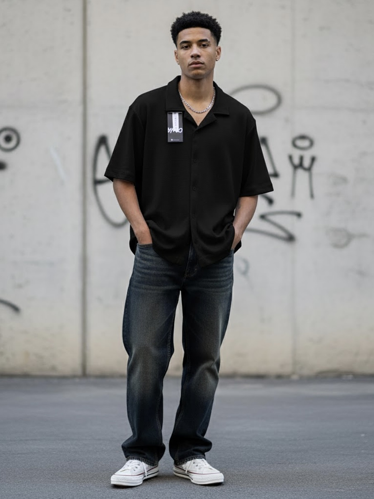 Camisa Tejida en Waffle  3