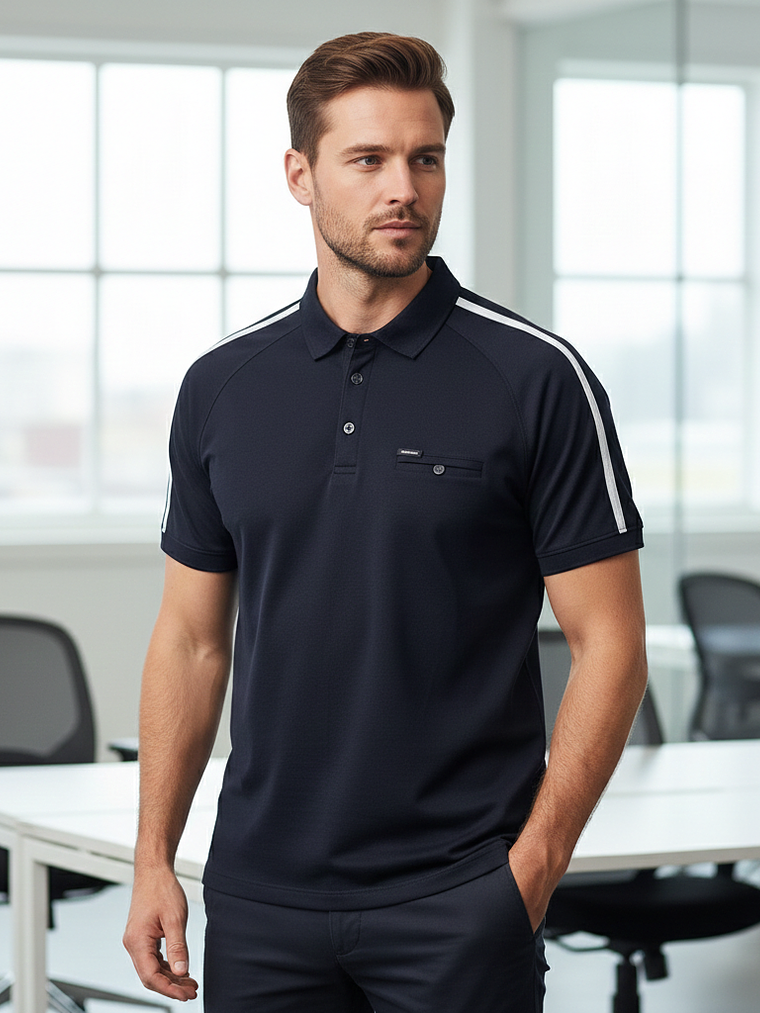 Polo Cuello Camisero Casual 1