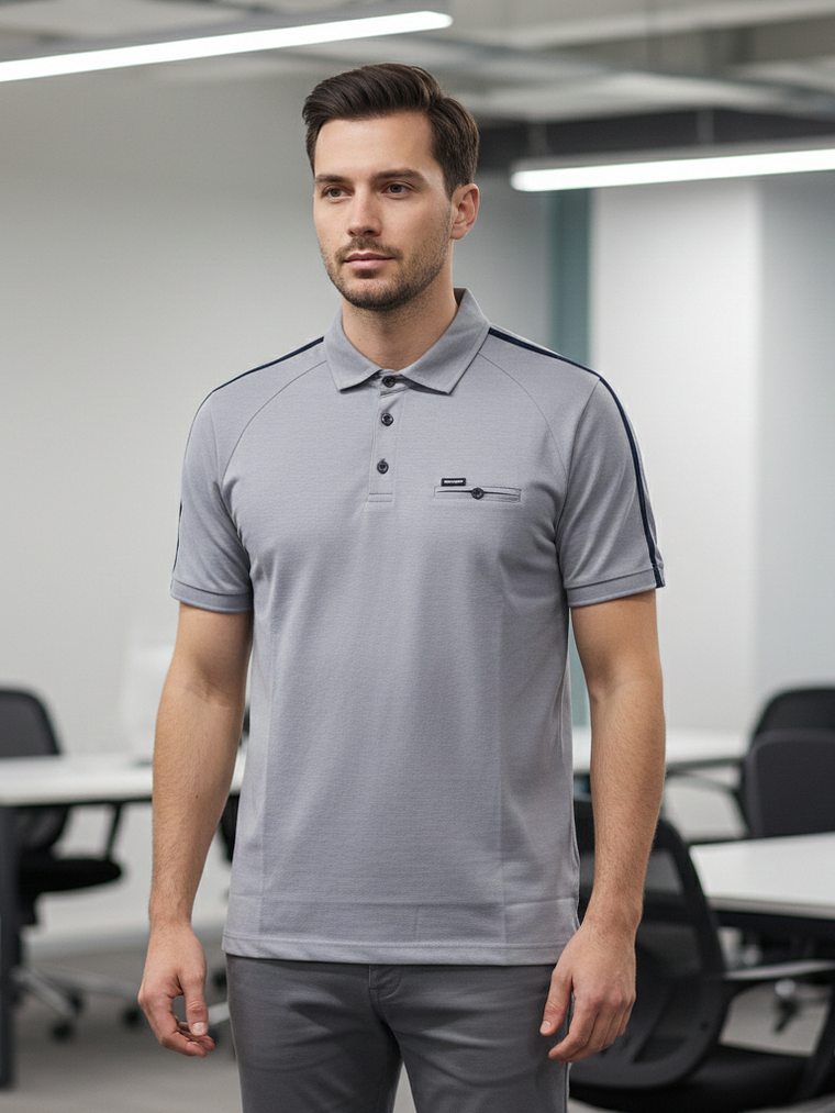 Polo Cuello Camisero Casual 2