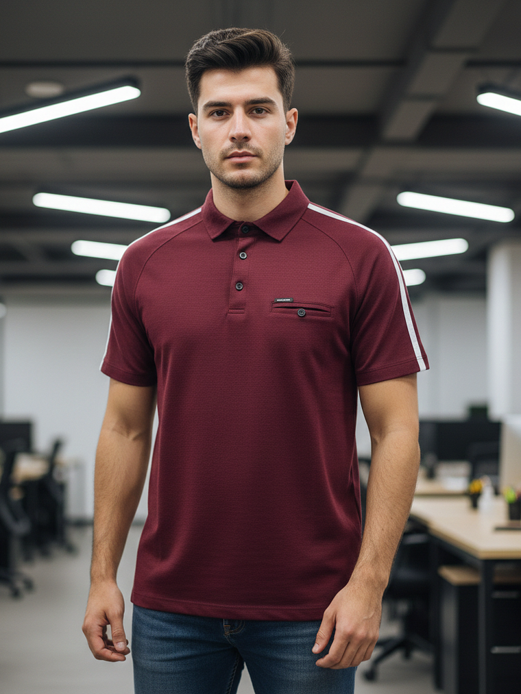 Polo Cuello Camisero Casual 3