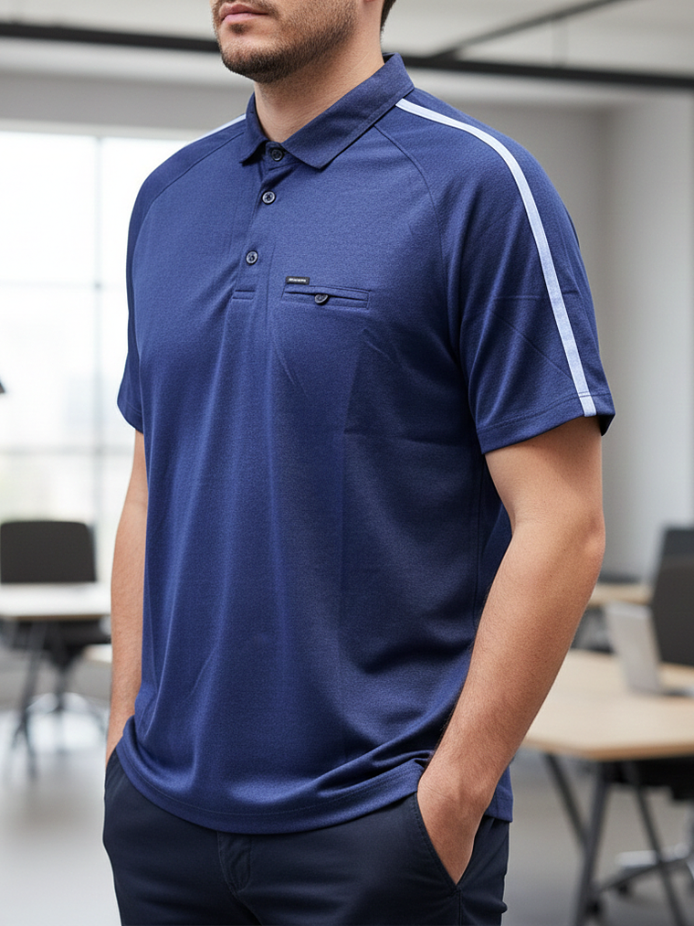 Polo Cuello Camisero Casual 6