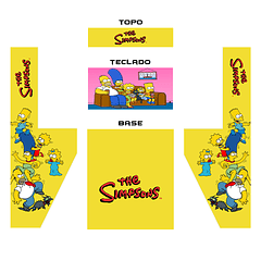 Vinil Wallcade - The Simpsons Yellow