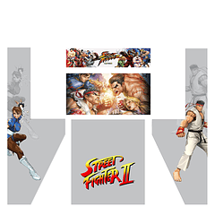 Vinil Wallcade - Street Fighter II