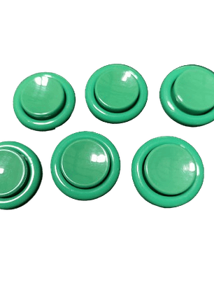 Botões americanos concavos 28mm - Verde