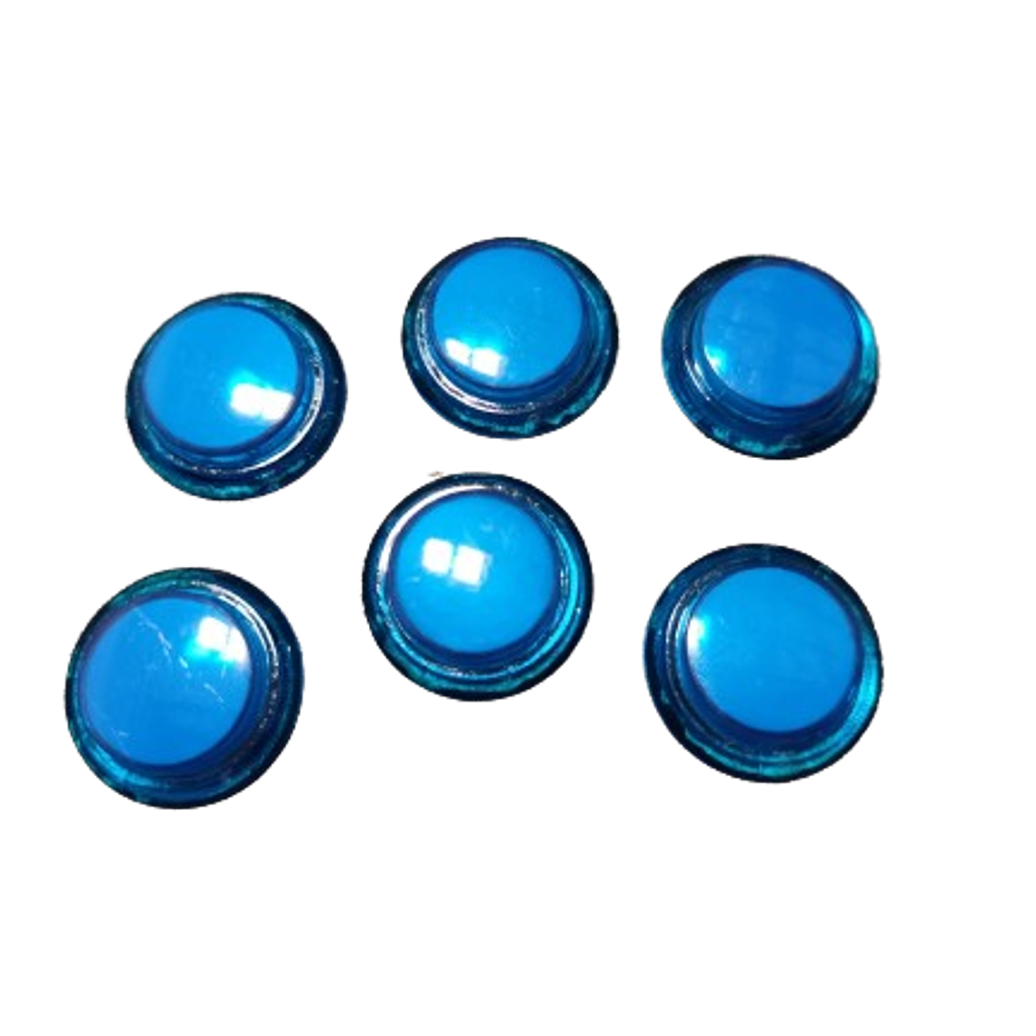 Botões Iluminados Led 28mm - Azul 1
