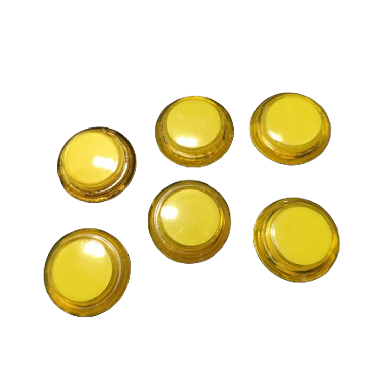 Botões Iluminados Led 28mm - Amarelo 1