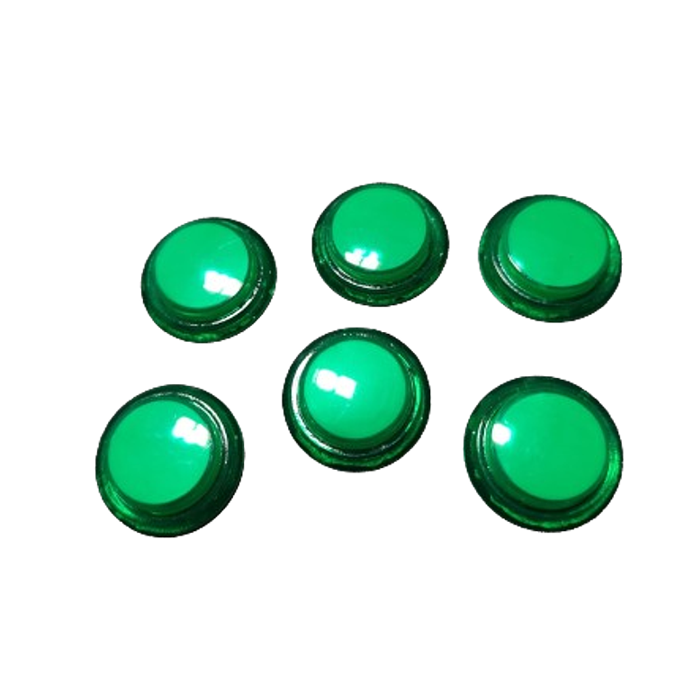 Botões Iluminados Led 28mm - Verde 1