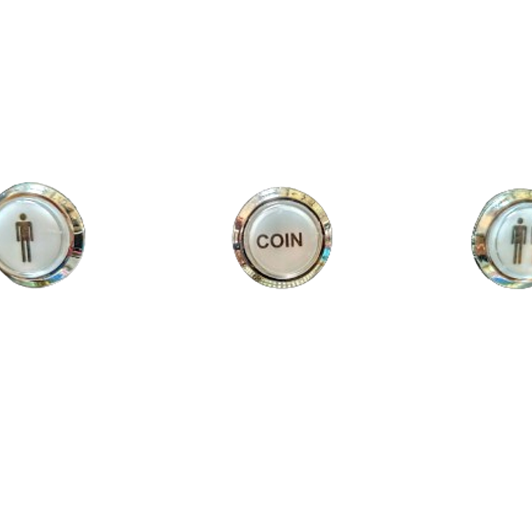 Kit Botões de Menu Pratiados e Iluminados Led 1