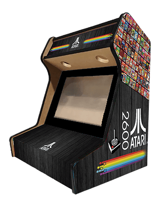 Arcade Bartop - Atari Preta