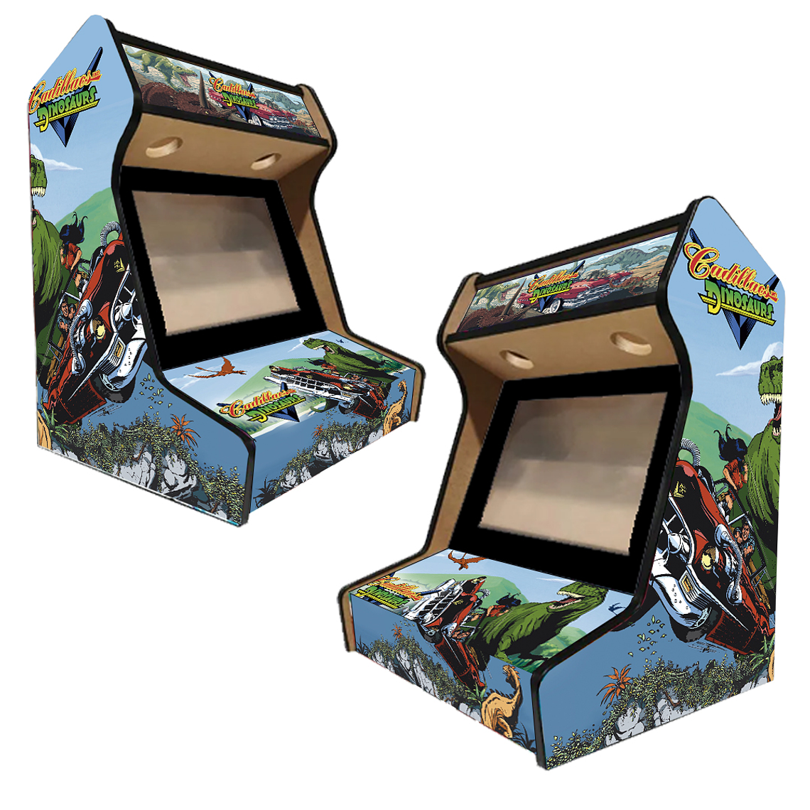 Arcade Bartop - Cadillacs and Dinosaurs 2
