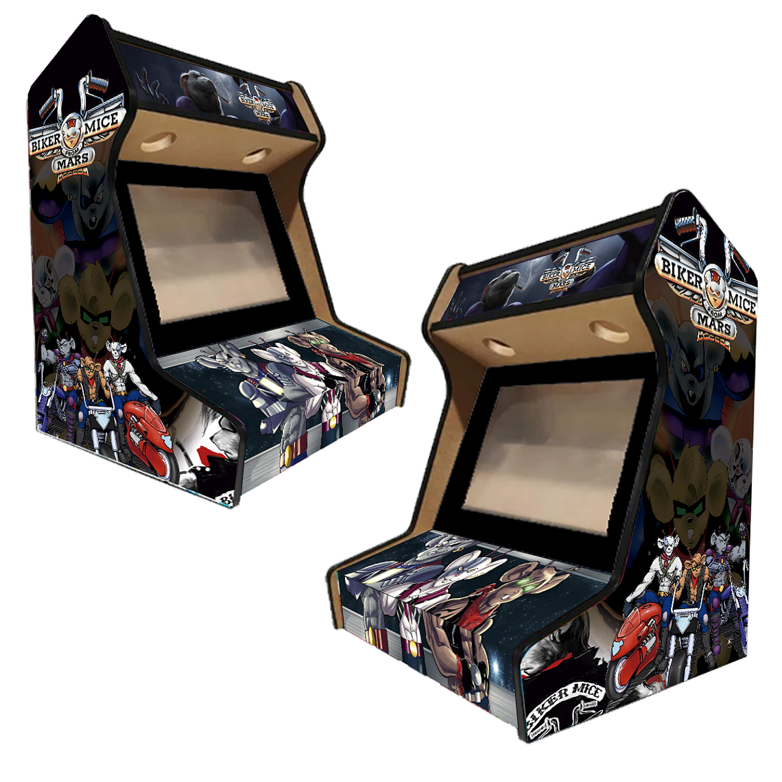 Arcade Bartop - Moto Ratos 2