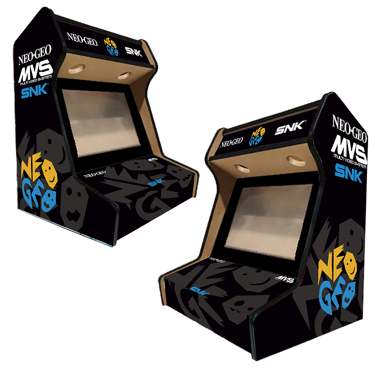 Arcade Bartop - Neo Geo Preta 2