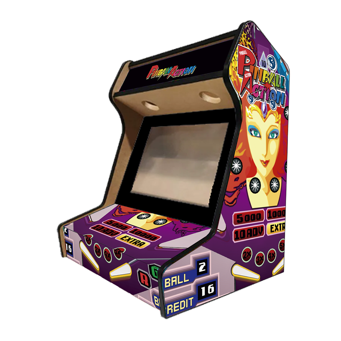 Arcade Bartop - Pinball Action 1