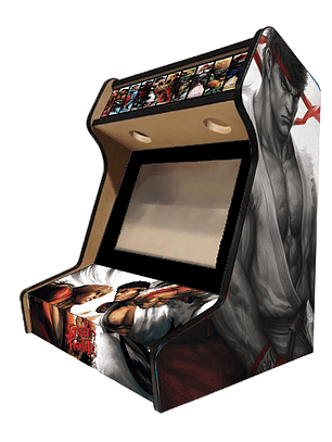 Arcade Bartop - Street Fighter Cinza