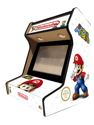 Arcade Bartop - Super Mario Branca