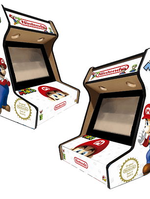 Arcade Bartop - Super Mario Branca
