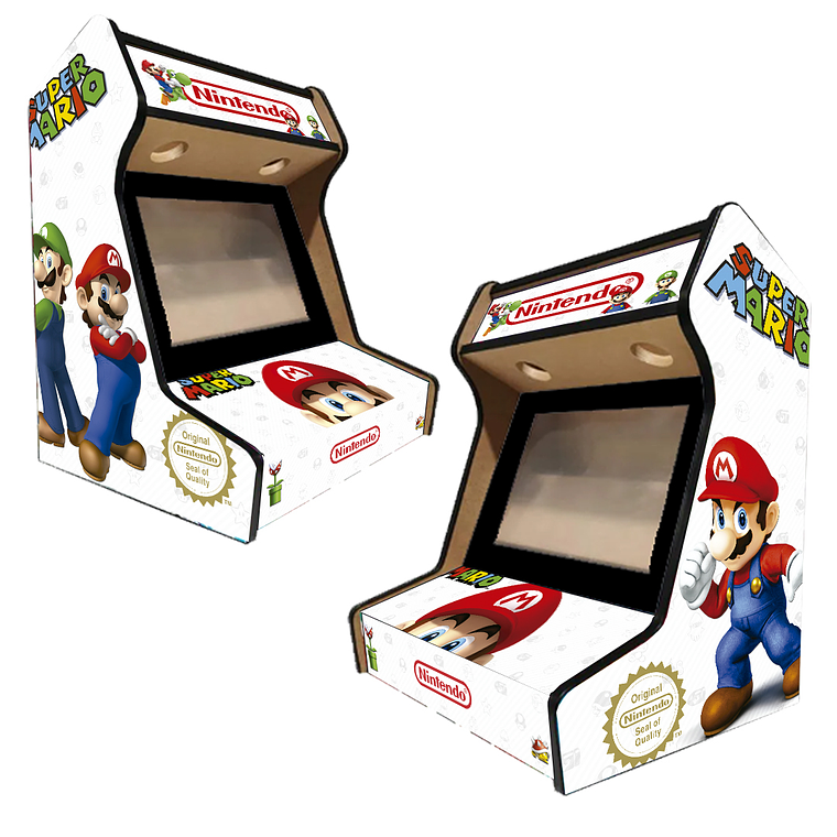 Arcade Bartop - Super Mario Branca 2