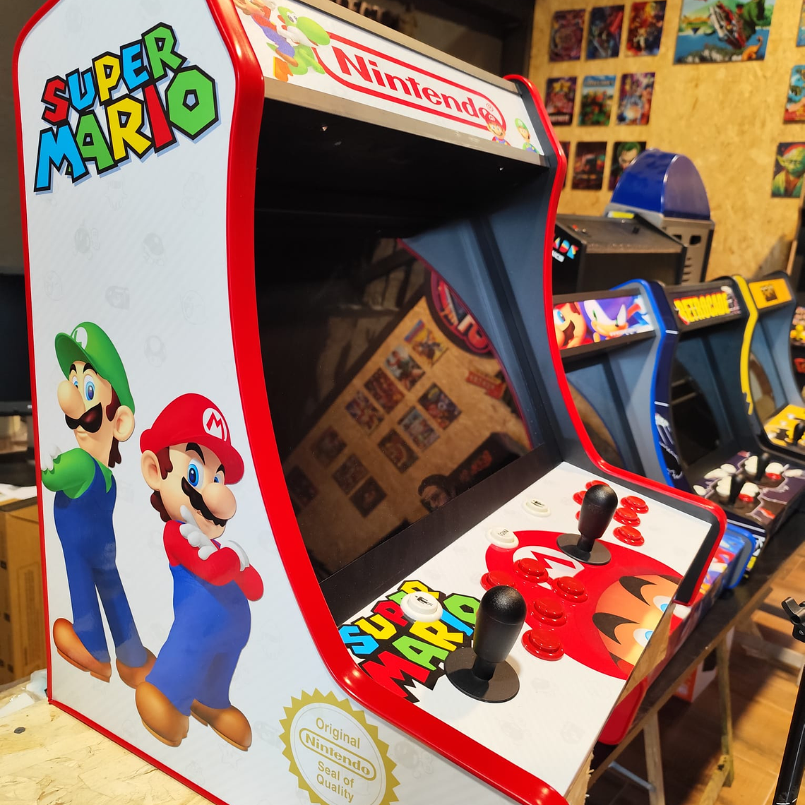 Arcade Bartop - Super Mario Branca 3