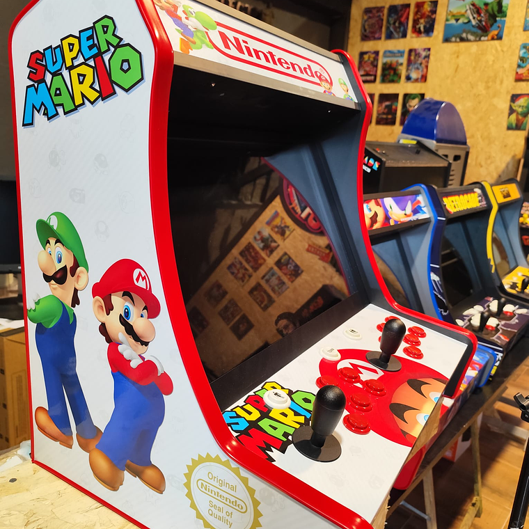 Arcade Bartop - Super Mario Branca 3