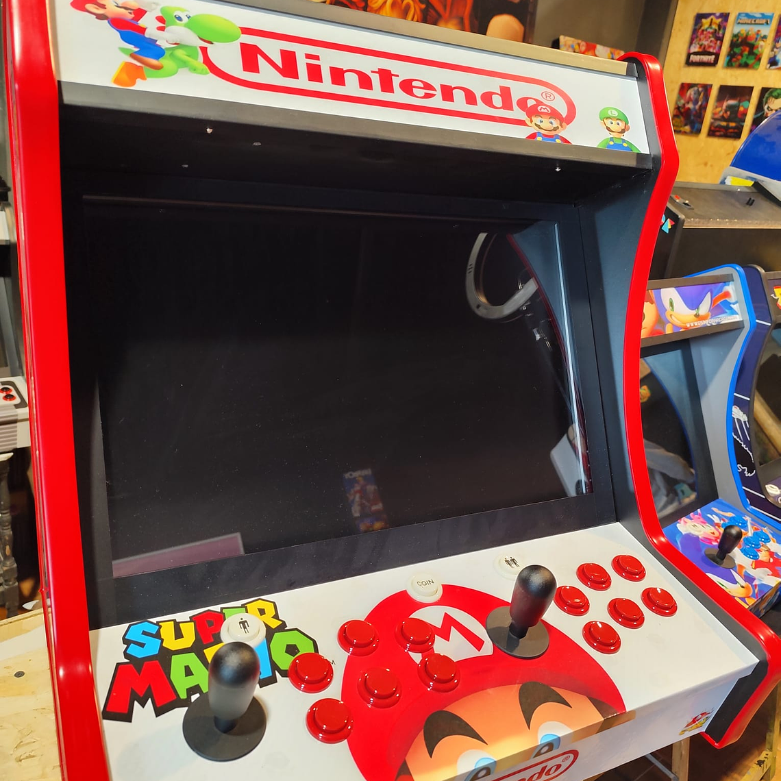 Arcade Bartop - Super Mario Branca 4