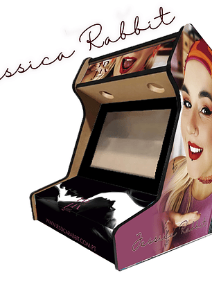 Arcade Bartop Personalizada - Jessica Rabbit