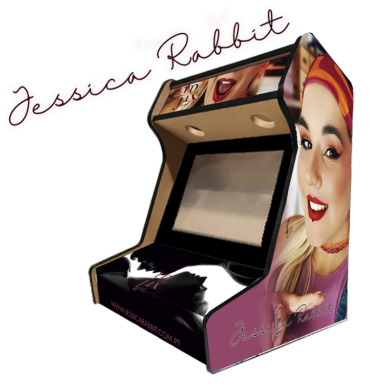 Arcade Bartop Personalizada - Jessica Rabbit 1