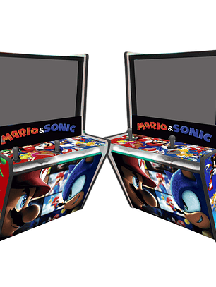 Wallcade Ultra - Super Mario vs Sonic