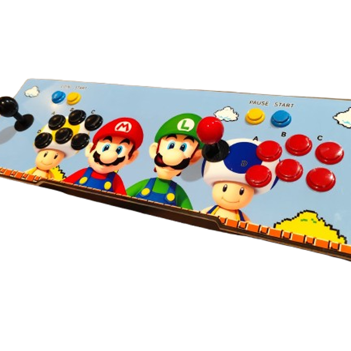 Teclado Arcade 7000 Jogos - Com botões de pinball 3