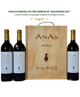 Conjunto Anas Red Wood Box