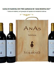 Conjunto Anas Red Wood Box