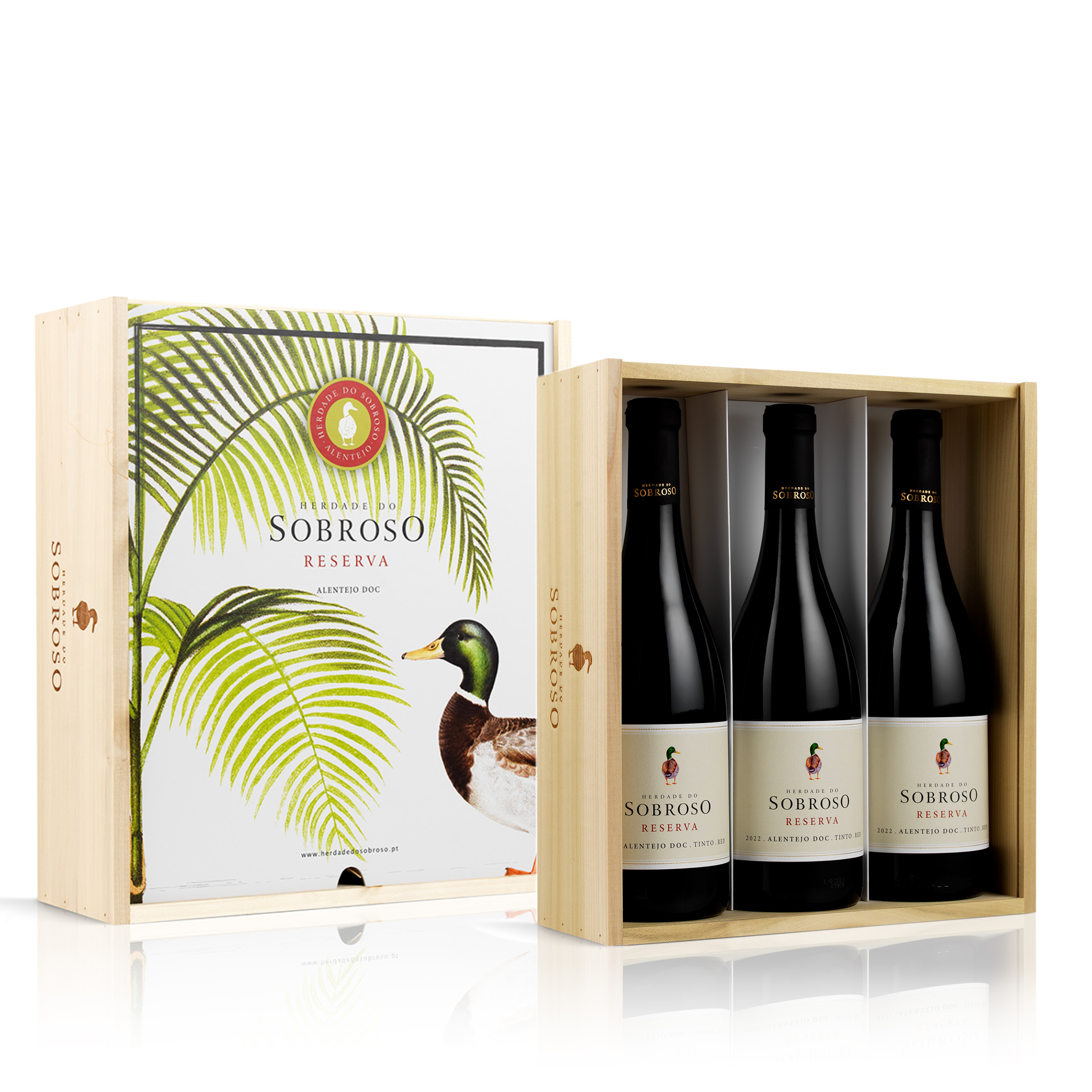 Estojo Sobroso Reserva caixa c/ 3 Gfs