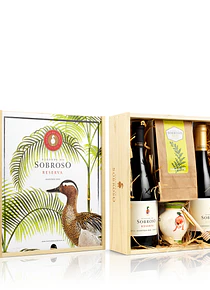 Conjunto Sobroso Reserva Tinto e Branco  Pote mel e Tisanas