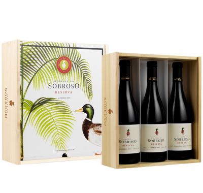 Conjunto Sobroso Reserva Tinto caixa 3 garrafas 