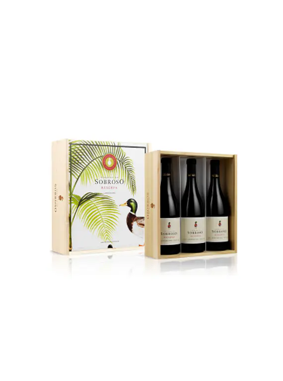 Conjunto Sobroso Reserva Tinto caixa 3 garrafas 