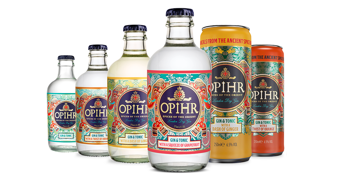 Gin Opihr Ready-to-Drink GIN & TONIC COLLECTION  