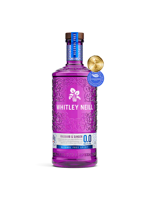 Gin Writtey Neill Alcohol Free Rhubarb & Ginger