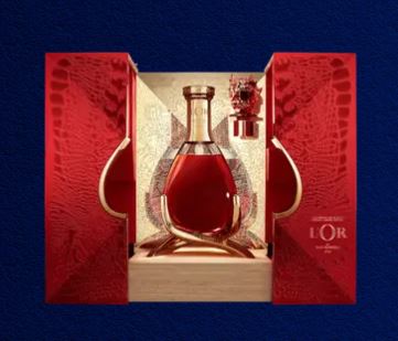 Cognac  Martell L’Or de Jean Martell Zodiac Edition Assemblage du Dragon package