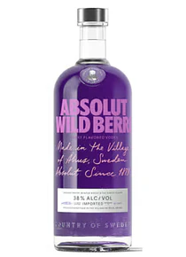 Vodca Absolute wild Berry