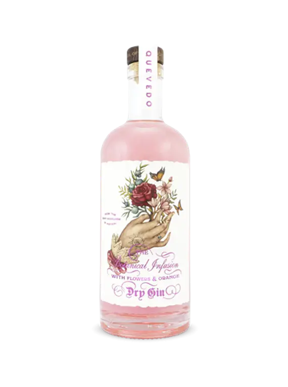 Quevedo Dry Gin With Flowers & Orange