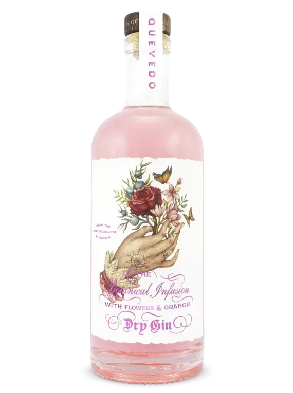 Quevedo Dry Gin With Flowers & Orange