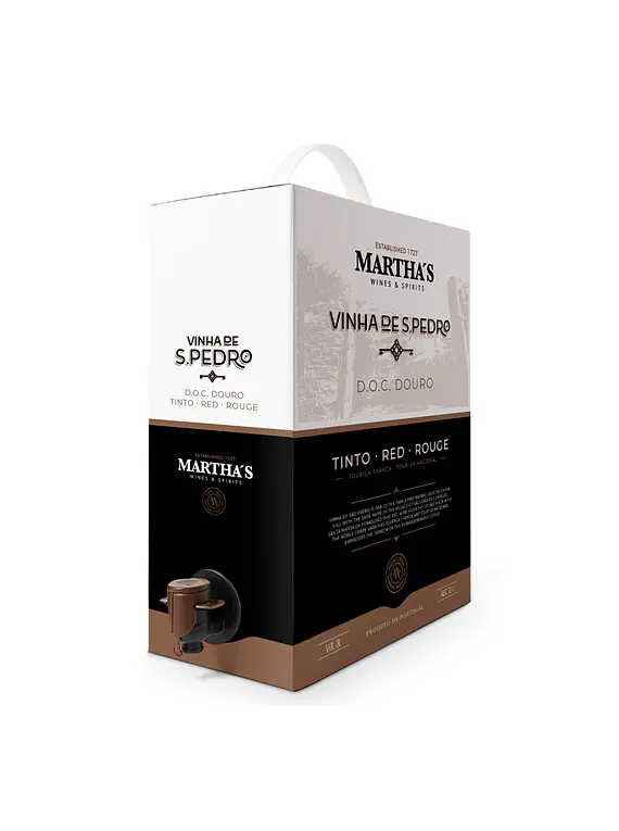 Martha`s Vinha S. Pedro Tinto Douro Bag in box